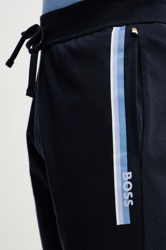 BOSS szorty bawełniane Authentic Shorts granatowy 50554778