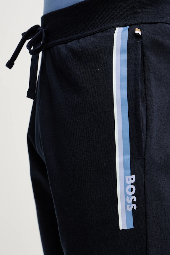 BOSS szorty bawełniane Authentic Shorts granatowy 50554778