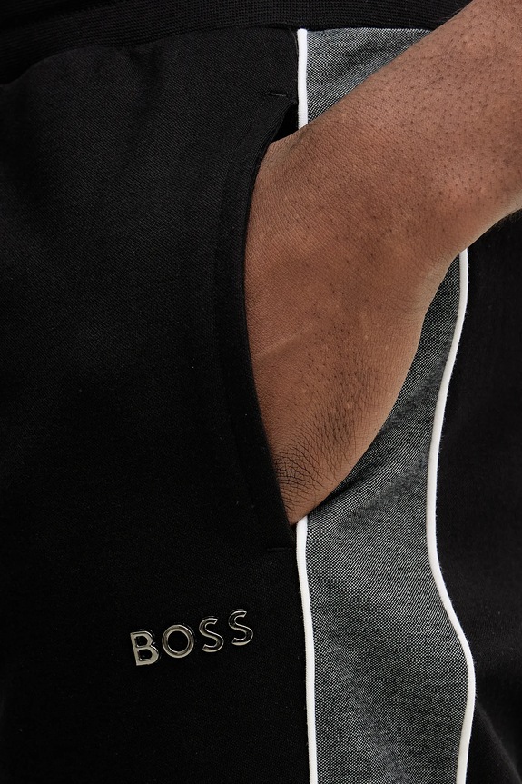 BOSS rövidnadrág Tracksuit Short fekete 50554801