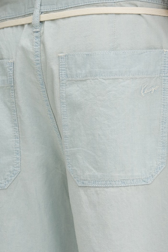 Kenzo Σορτς Ανδρικά βαμβακερά μπλε FG55DS3416F4