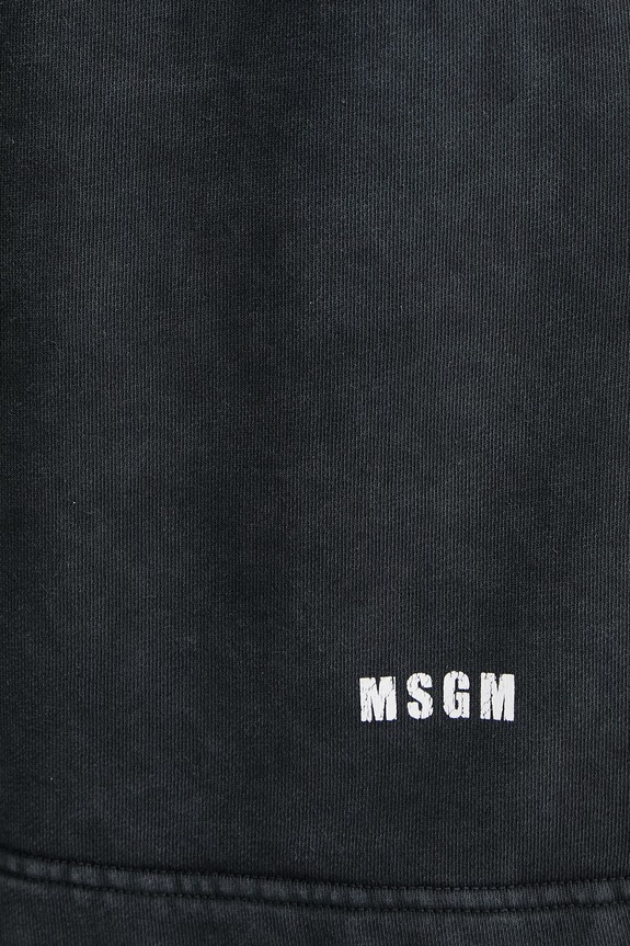MSGM pantaloncini in cotone grigio 4040MB71SE.267092
