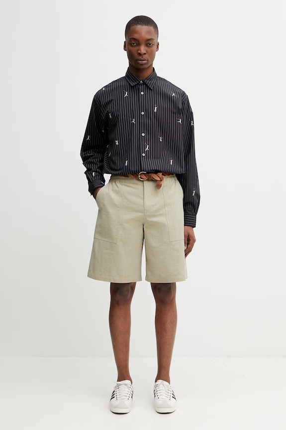 Drôle de Monsieur kratke hlače za muškarce s pamukom K.BS176.CO273.KK zelena