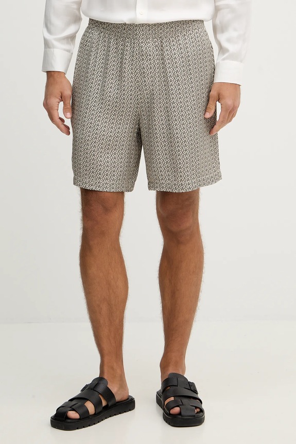 Armani Exchange pantaloni scurți panza bej XM001822.AF13235