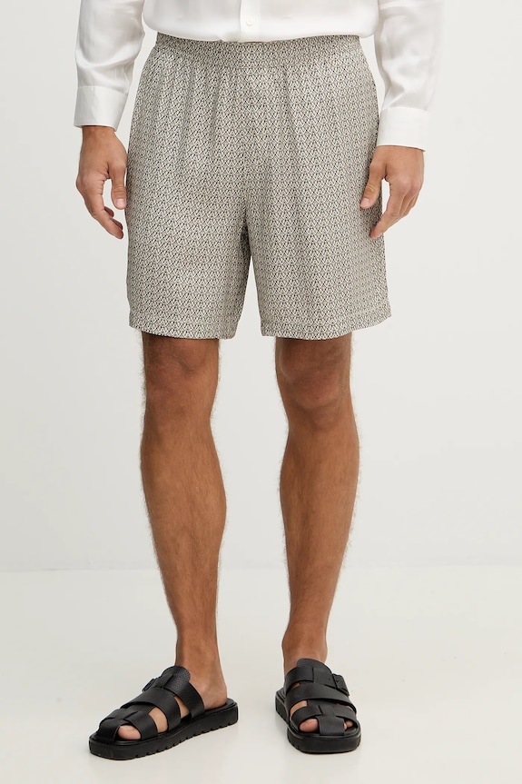Armani Exchange pantaloni scurți panza bej XM001822.AF13235