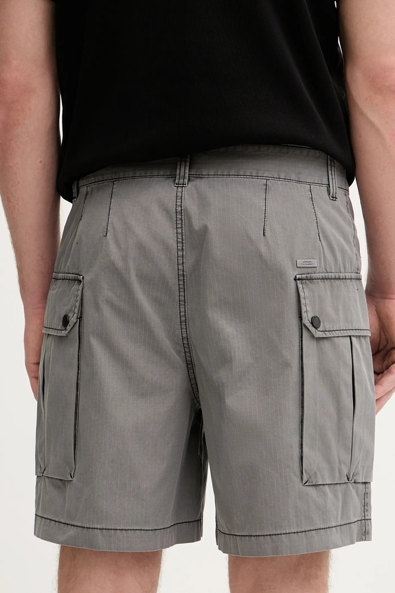 Oblečenie Bavlnené šortky Armani Exchange XM001829.AF18577 sivá