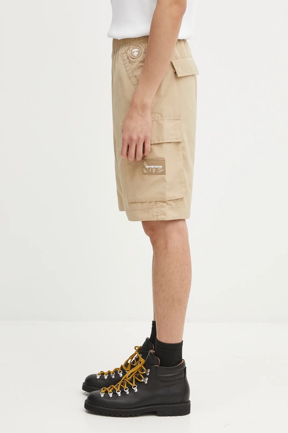 Шорты AAPE Now AAPSPMB672XXO бежевый SS26