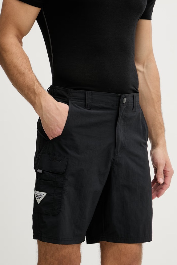Columbia szorty outdoorowe Bahama II tkanina czarny 2120911
