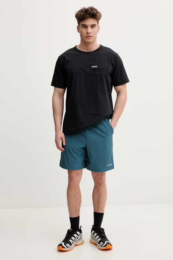 Columbia rövidnadrág férfi Vital Valley 2157451 türkiz SS26