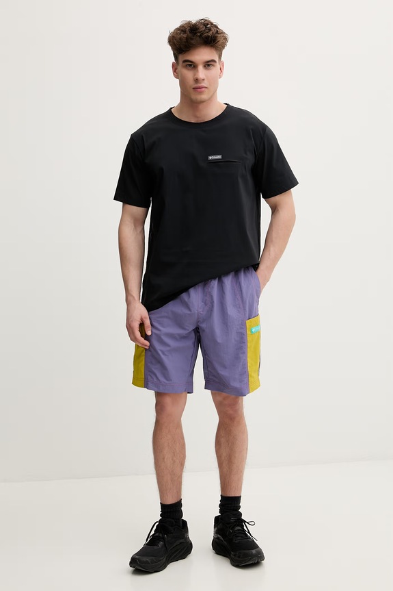 Columbia pantaloni scurți pentru bărbați Sequoia Grove 2157651 violet SS26