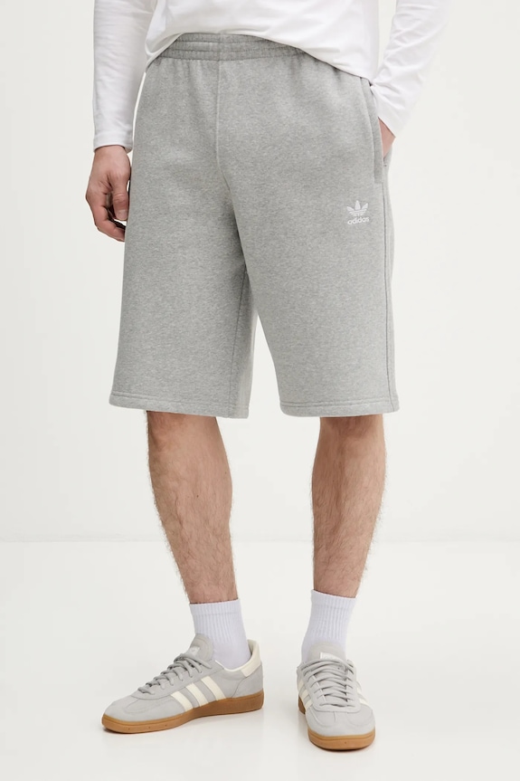Šortky adidas Originals Essentials melanž sivá JV6053