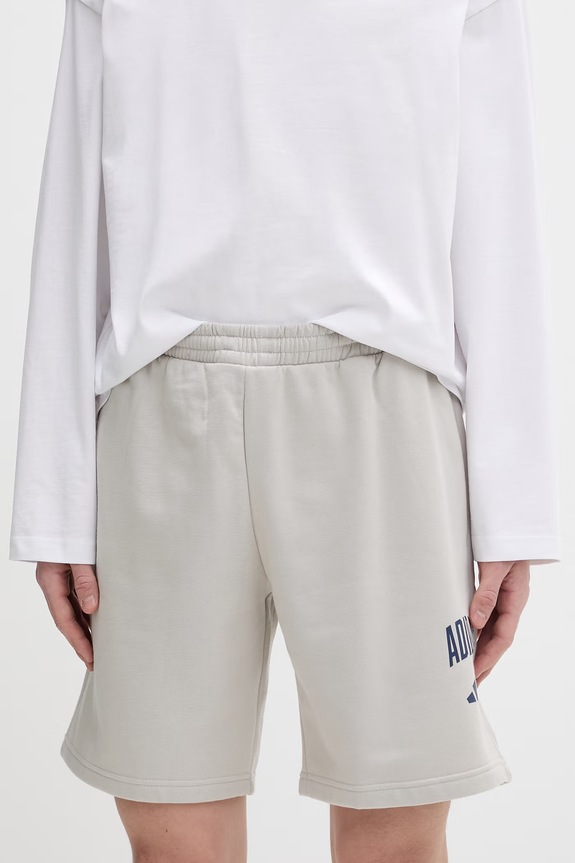 Σορτς adidas Collegiate στάμπα μπεζ JZ0167