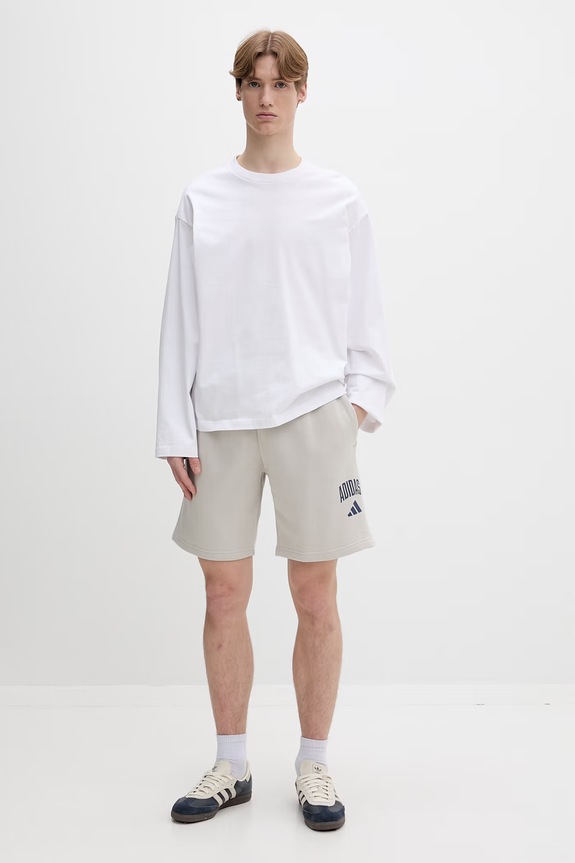 Σορτς adidas Collegiate JZ0167 μπεζ SS26