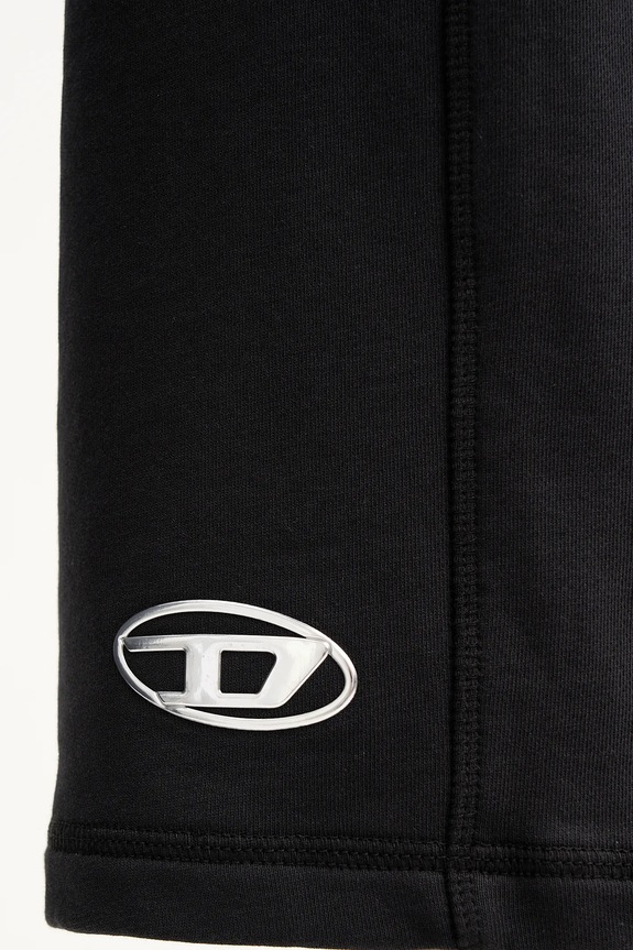 Diesel pantaloni scurți din bumbac P-MARSHY-IOD negru A21795.0BKBW