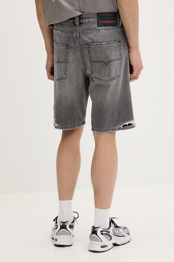 Îmbrăcăminte Diesel pantaloni scurți pentru bărbați, din denim A06430.09P08 gri