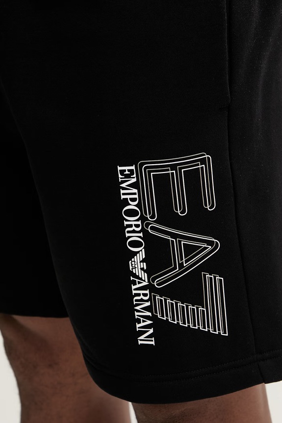 EA7 Emporio Armani pantaloni scurți negru AF10377.7M001324