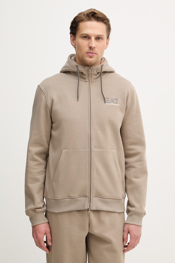 Odzież EA7 Emporio Armani dres AF10377.7M001326 beżowy