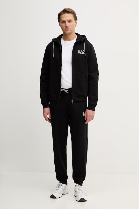 EA7 Emporio Armani dres dzianina czarny AF10377.7M001326
