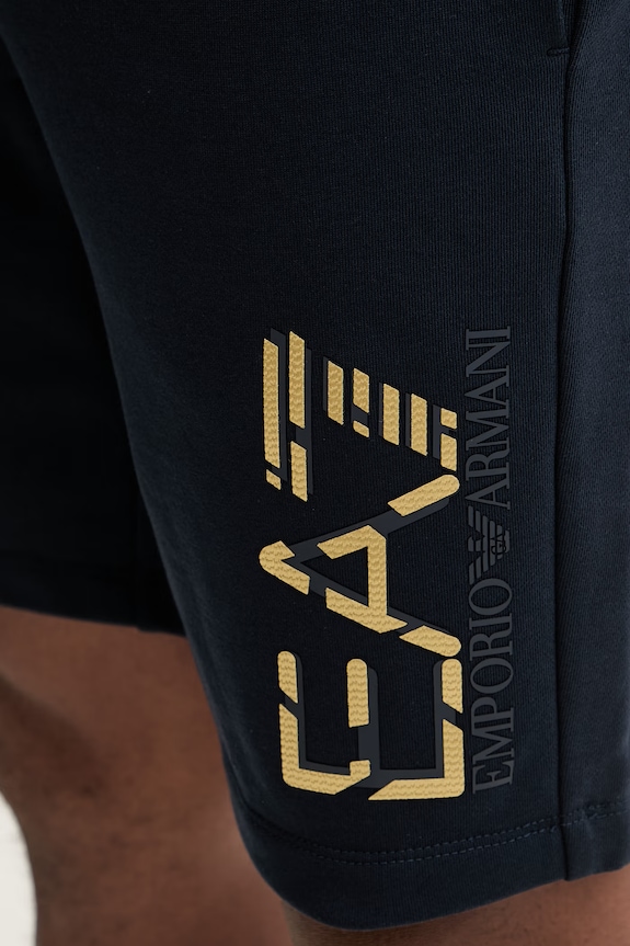 EA7 Emporio Armani pantaloni scurți din bumbac bleumarin AF17787.7M001564