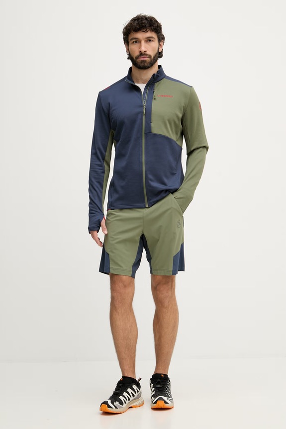 La Sportiva pantaloni scurți de trekking pentru bărbați Trail Guard ZAHS020 verde SS26