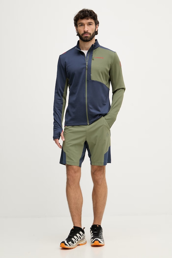 La Sportiva pantaloni scurți de trekking pentru bărbați Trail Guard ZAHS020 verde SS26