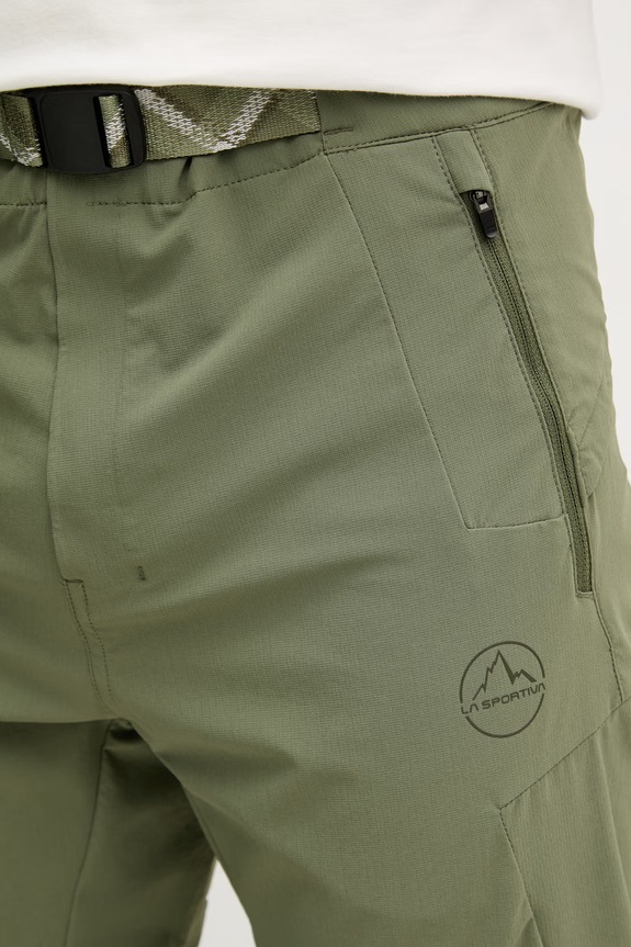 La Sportiva trekingové šortky pánske West Crest zelená ZAHS024