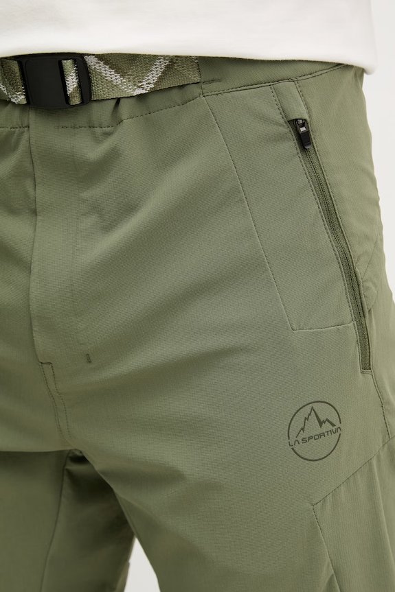La Sportiva trekingové šortky pánske West Crest zelená ZAHS024