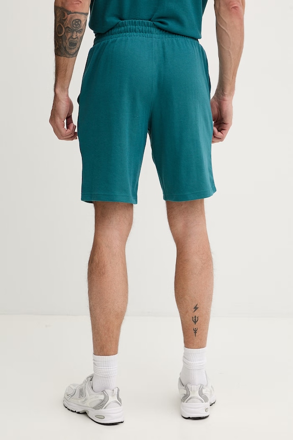 Îmbrăcăminte Puma pantaloni scurți de trening pentru bărbați, cu bumbac Essential Elevated 692021 turcoaz