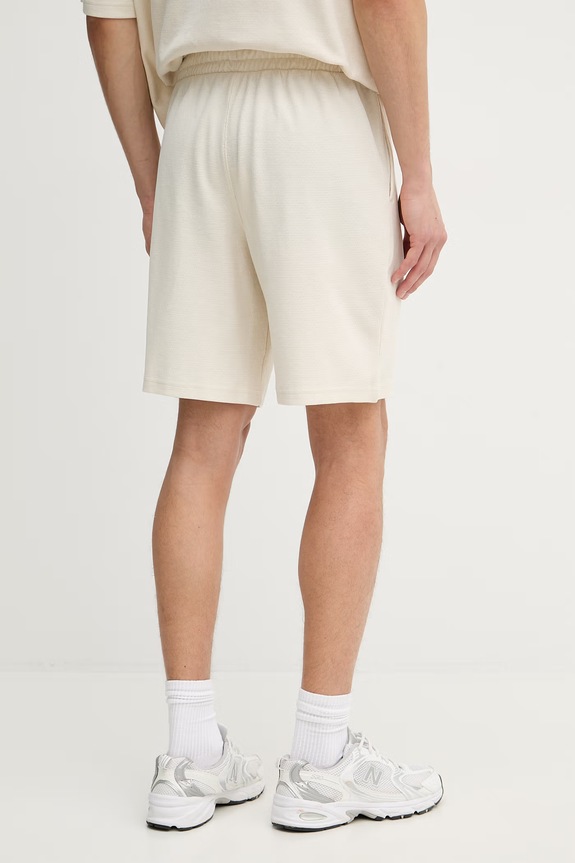 Îmbrăcăminte Puma pantaloni scurți de trening pentru bărbați, cu bumbac Essential Elevated 692021 bej