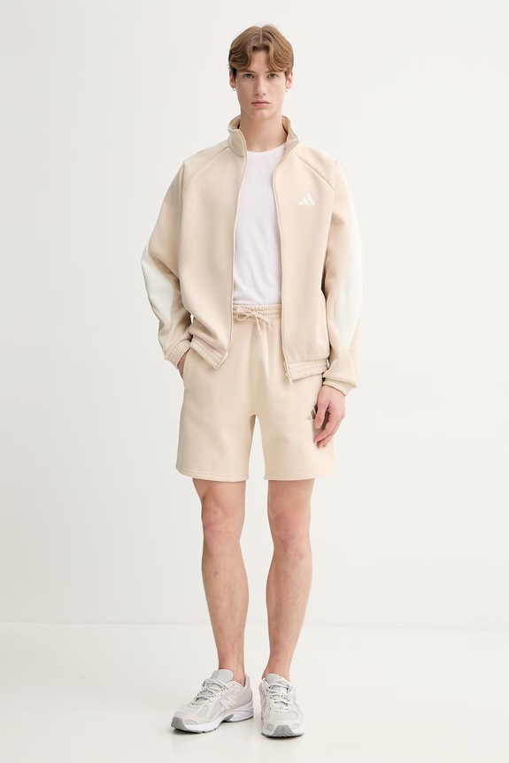 adidas pantaloni scurți KC3164 bej SS26