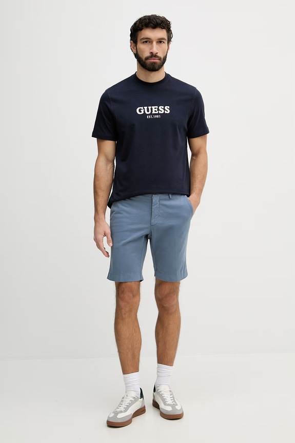 Hackett London pantaloni scurți bărbătești HM8000017 albastru SS26