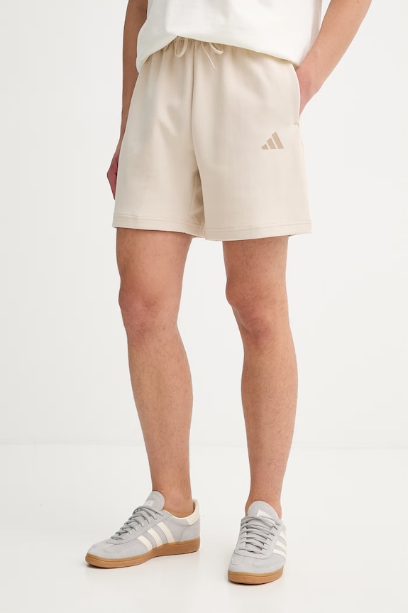 Σορτς adidas στάμπα μπεζ KD7659