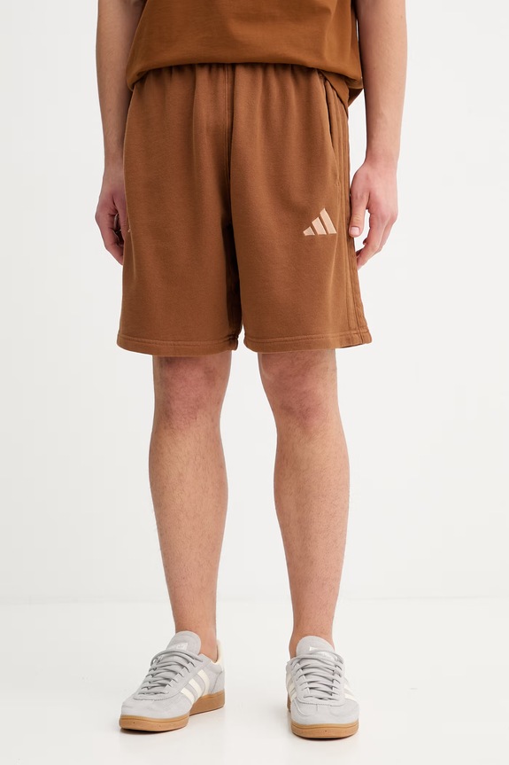 adidas szorty bawełniane bawełna brązowy KE5995