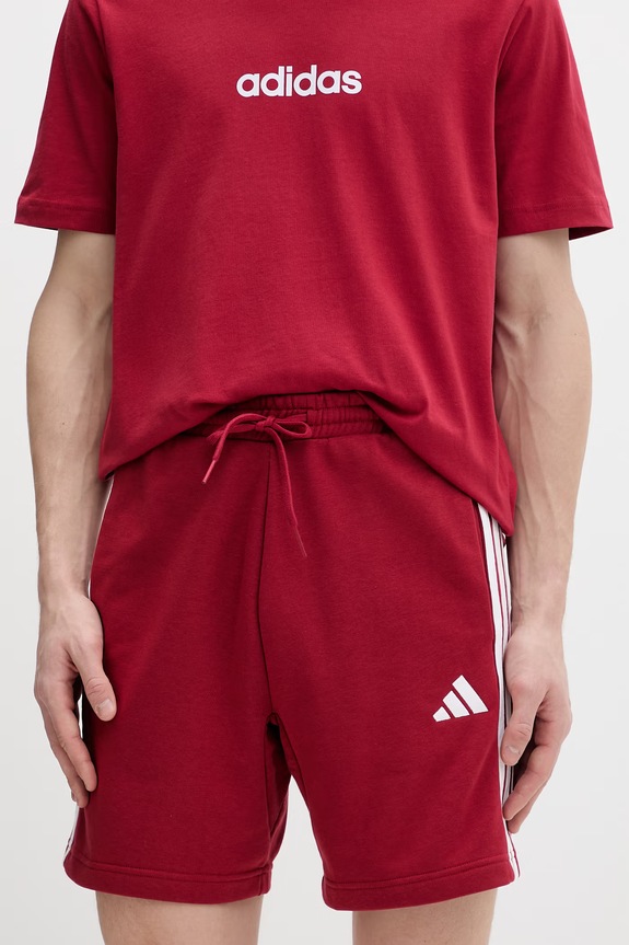 Къс панталон adidas трикотаж червен KR2700