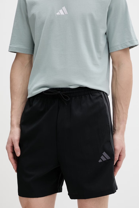 Къс панталон adidas текстил черен KT0552