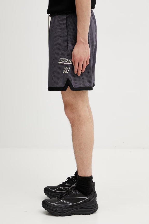Puma pantaloni scurți Represent 635802 gri SS26