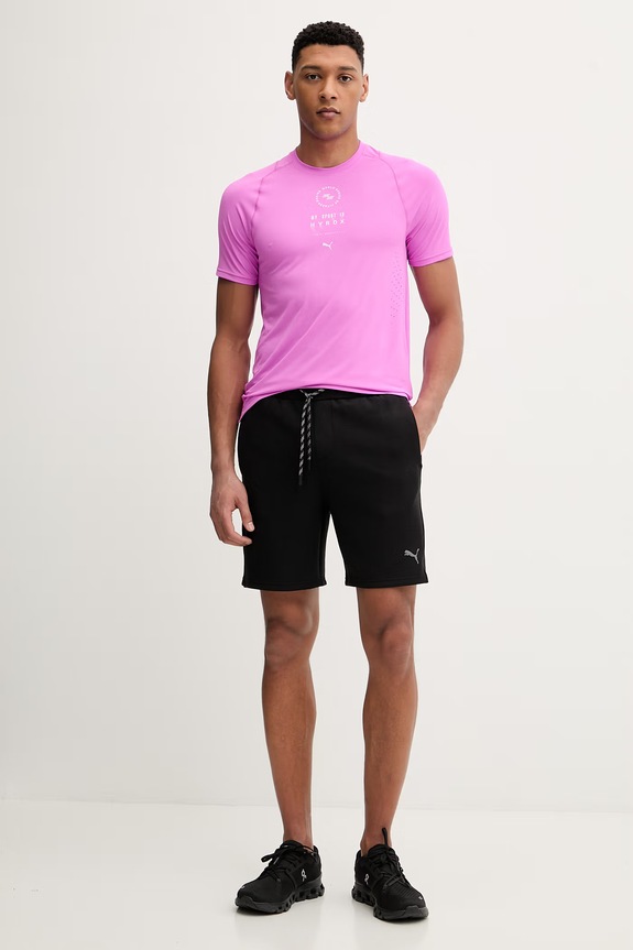 Puma pantaloni scurți de antrenament Cloudspun 527644 negru SS26