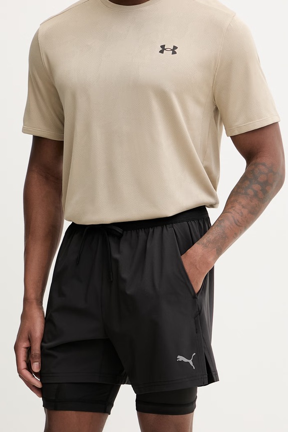 Puma szorty 2w1 męskie PWRmode czarny 528589