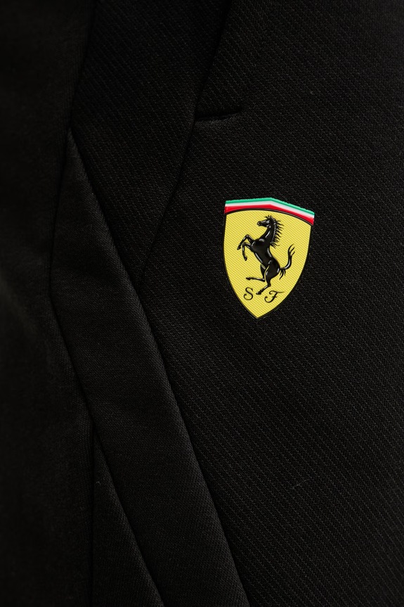 Puma pantaloni scurți de trening pentru bărbați, cu bumbac Ferrari PM1 negru 634245