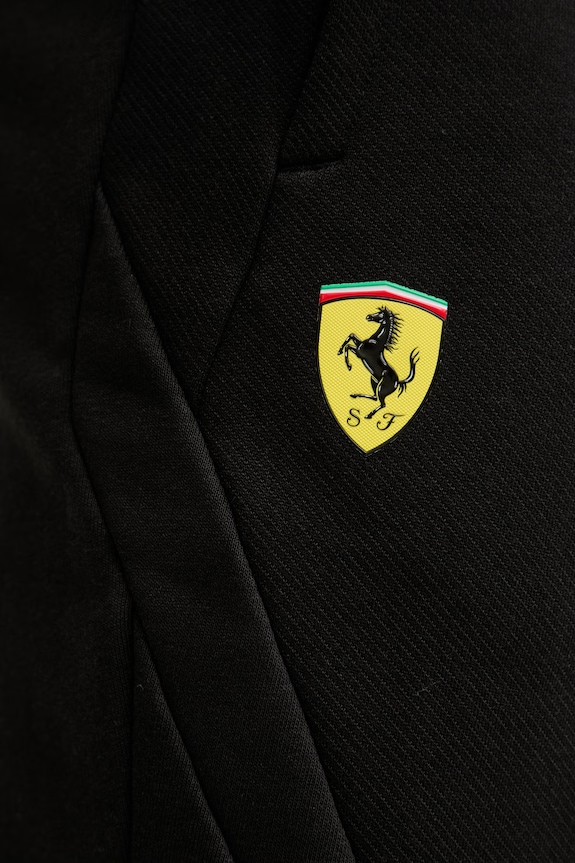Puma pantaloni scurți de trening pentru bărbați, cu bumbac Ferrari PM1 negru 634245