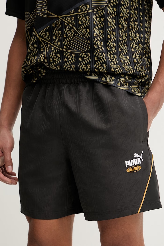 Puma pantaloni scurți Future Puma Archive panza gri 634411