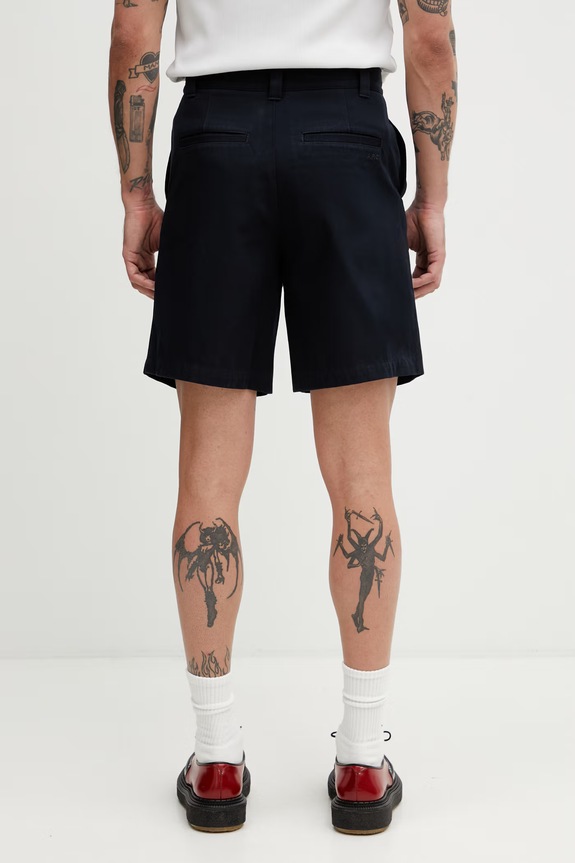 Îmbrăcăminte A.P.C. pantaloni scurți din bumbac pentru bărbați COHNZ.H10020 bleumarin