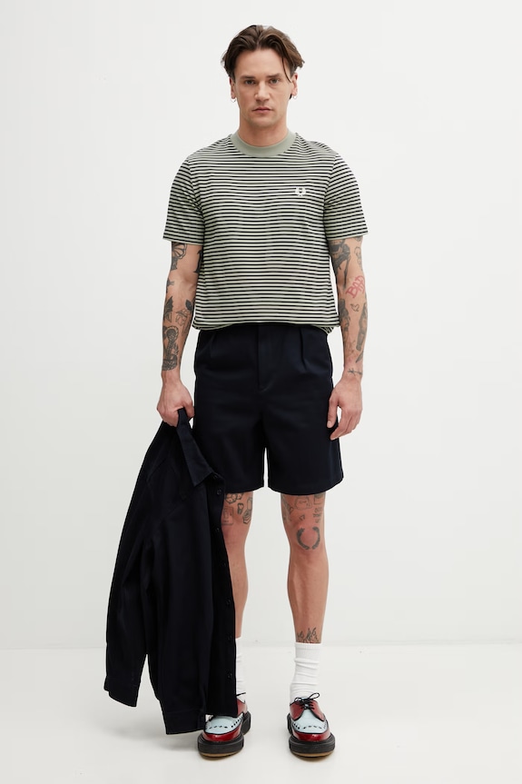 A.P.C. pantaloni scurți din bumbac pentru bărbați COHNZ.H10020 bleumarin