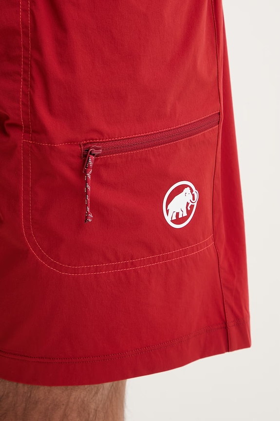 Mammut športové šortky pánske Sender burgundské 1023.01540