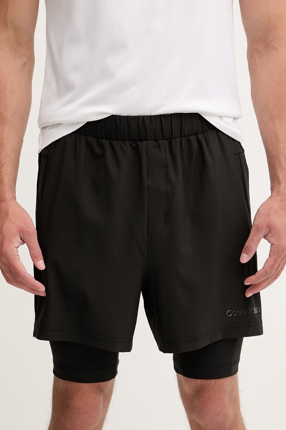 Calvin Klein Performance szorty sportowe męskie czarny LVGMS6S803