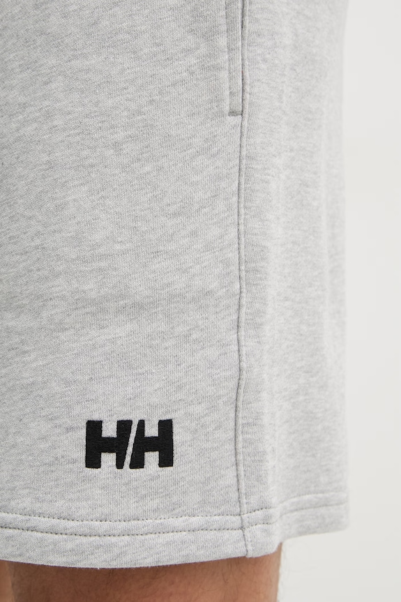 Helly Hansen szorty dresowe męskie bawełniane TERRY szary 54638