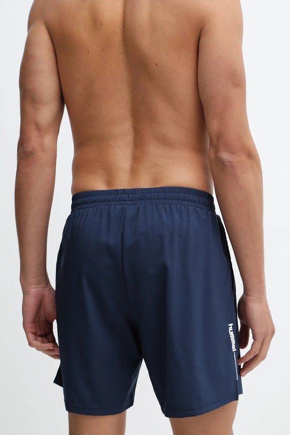 Ρούχα Hummel σορτς αθλητικά ανδρικά 229884 σκούρο μπλε