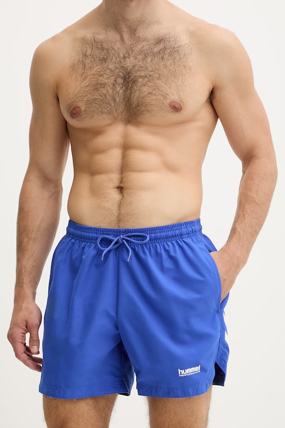 Hummel pantaloni scurți de baie pentru bărbați 232880 albastru SS26