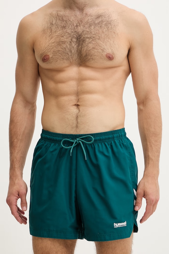 Hummel pantaloni scurți de baie pentru bărbați 232880 verde SS26