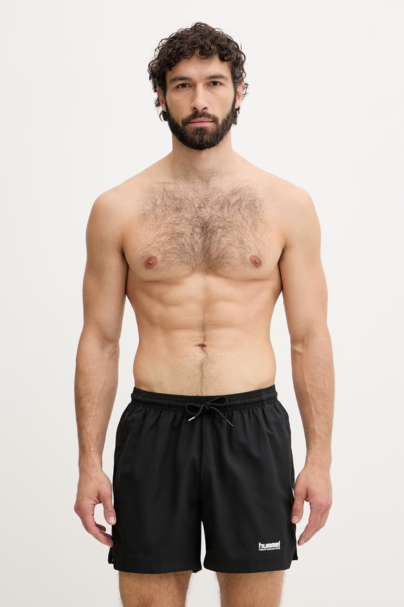 Hummel pantaloni scurți de baie pentru bărbați negru 232880