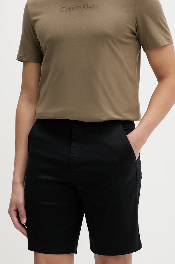 Calvin Klein Rövidnadrág férfi pamut fekete LV04LB600G